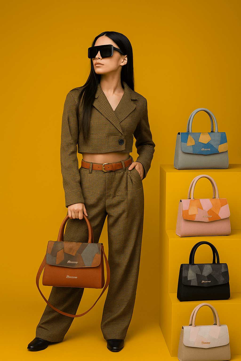 Casual Leather Shoulder Bag - Glixen Store