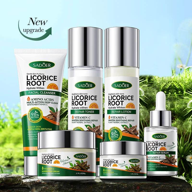 Sadoer - Licorice Root Whitening Skin Care Set (Original) - Glixen Store