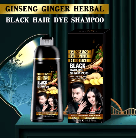 Instant Hair Dye Shampoo (420ml) - Glixen Store